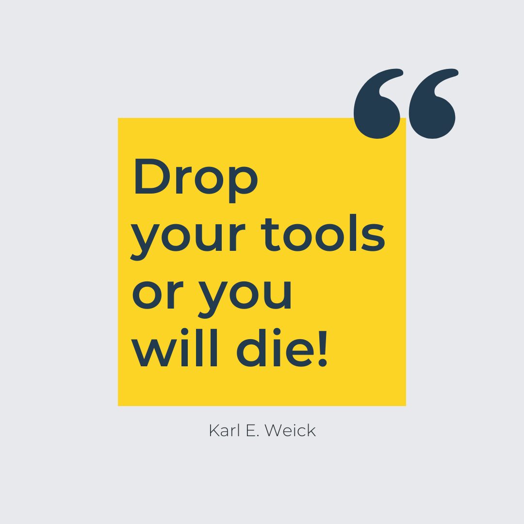 Drop your tools or you will die!