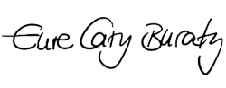 unterschrift Unterschrift »Eure Cary Buraty«